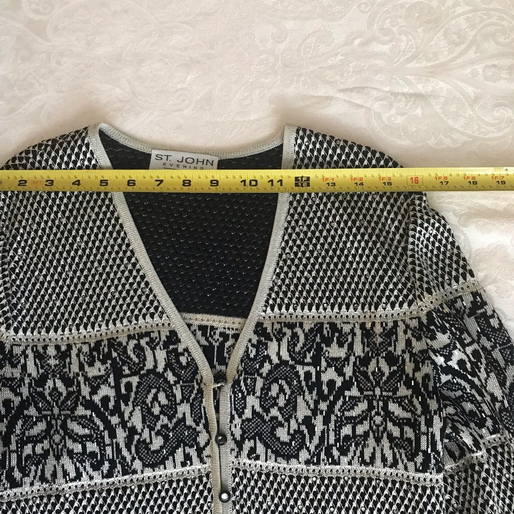 NWOT St John Cardigan Size 8 - Picture 3 of 9